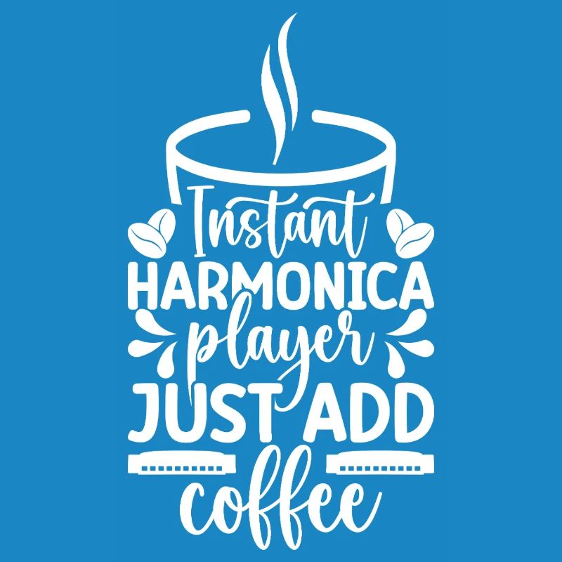 Harmonica Musican Lecteur Instantané Just Coffee