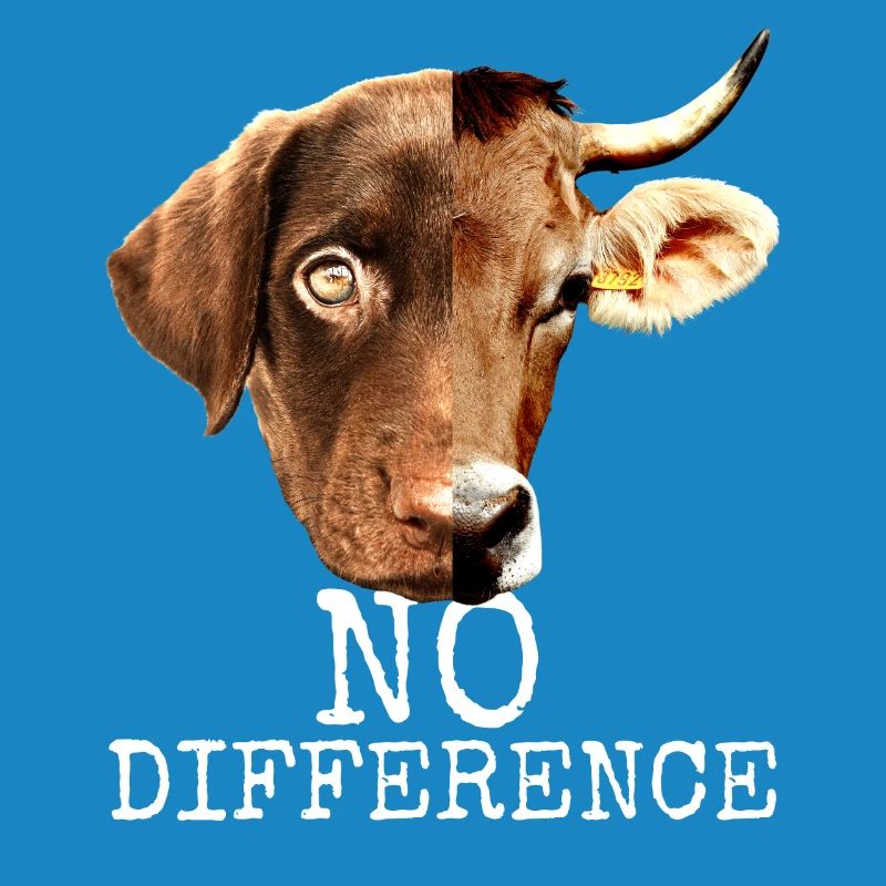 No Difference Pro Vegan Vegetan Tierschutz