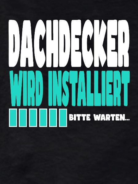 Dachdecker wird installiert