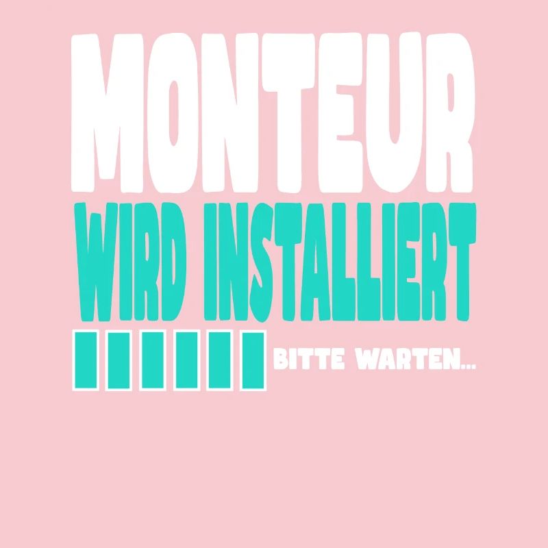 Monteur wird installiert