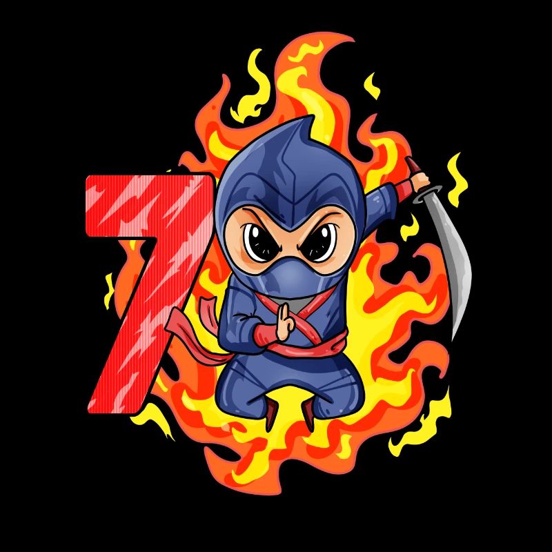 7ème anniversaire Garçon de 7 ans Ninja