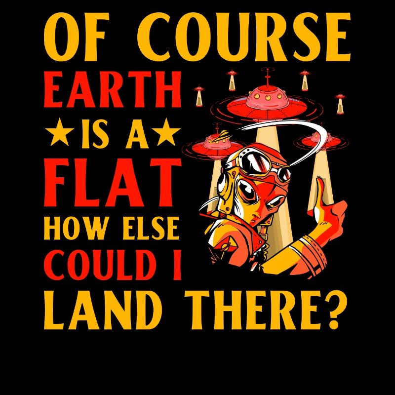 Of course Earth is a flat how else could I land