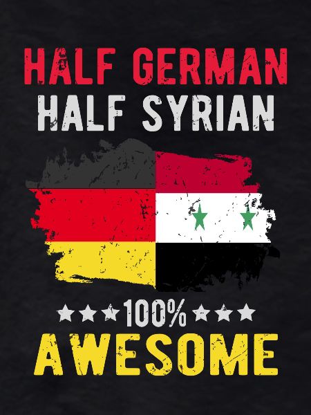 Half German half Syrian