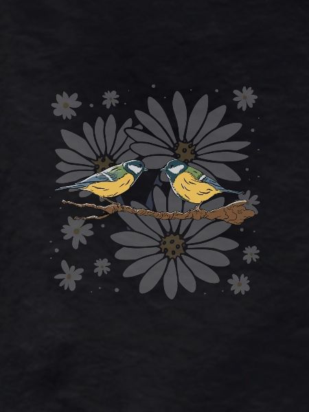 Birds Daisies