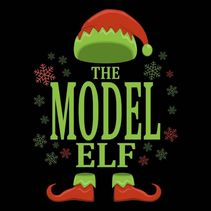 Modèle de lutin de Noël