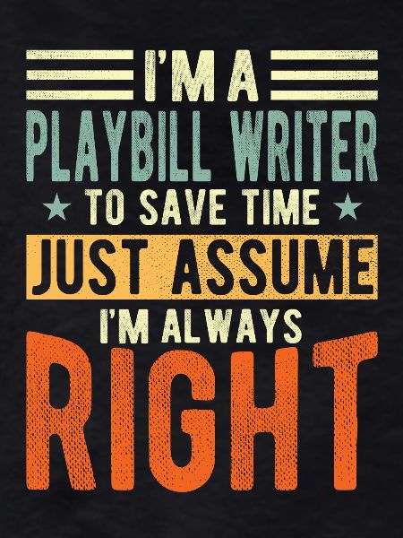 Playbill writer
