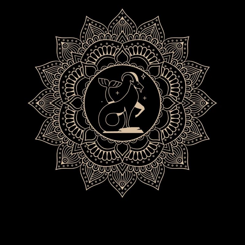 Steinbock sternzeichen Mandala