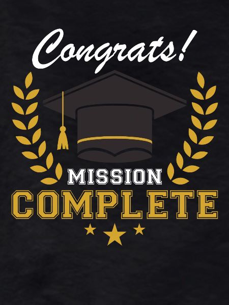 Graduation Congratulations Mission