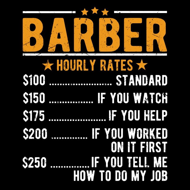 Salaire horaire de barbier