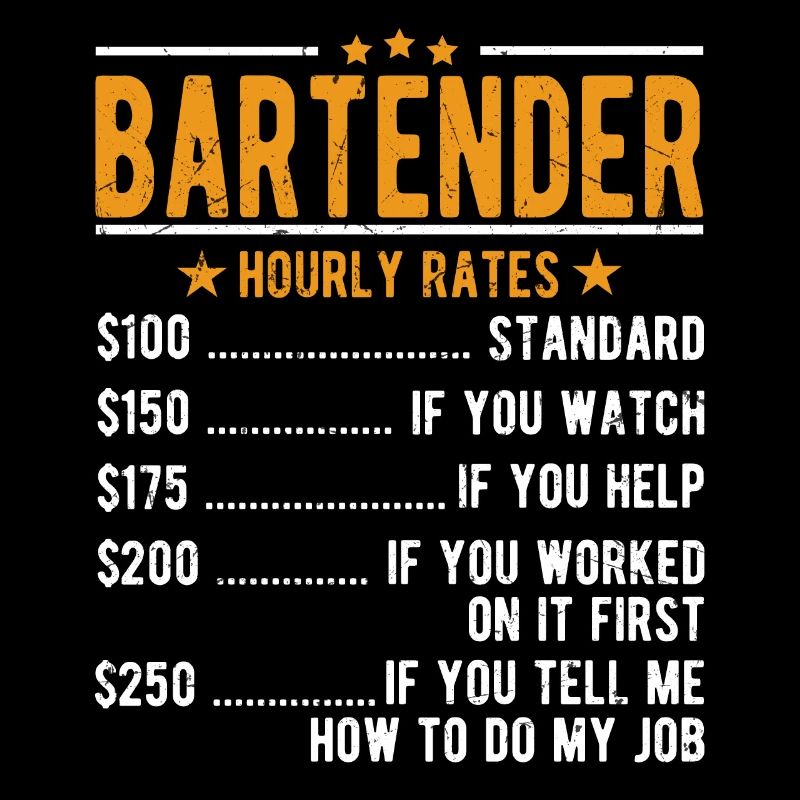 Salaire horaire du barman