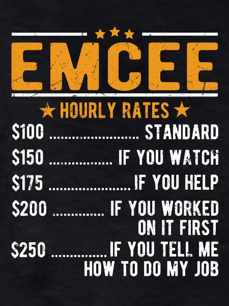 Moderator hourly wage