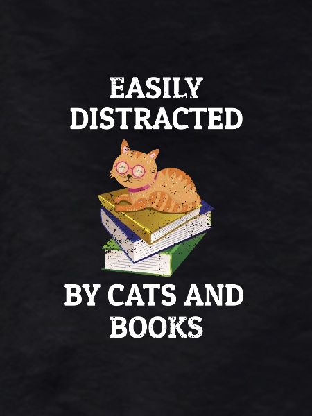 Bücher Bücherstapel Katze