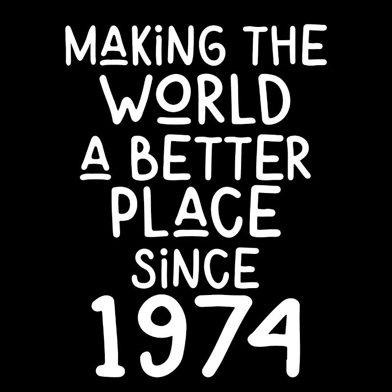 Making the World a better place since 1974