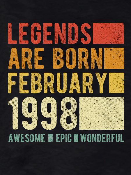 Birthday February 1998