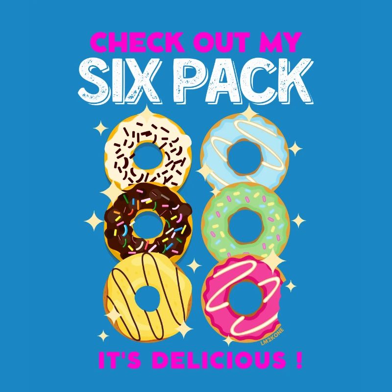 Regarde mon pack de six ! - Donuts