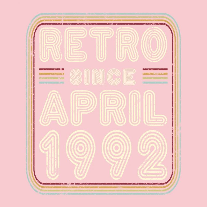 Geburtstag April 1992 Retro Geschenk