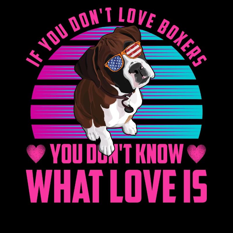 Boxer Funny Saying Love