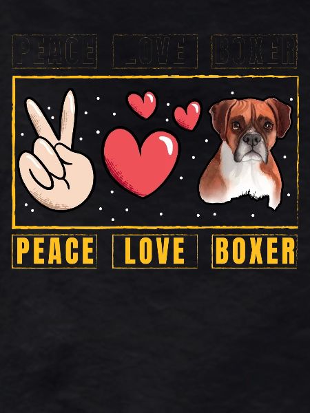 Peace Love Boxer