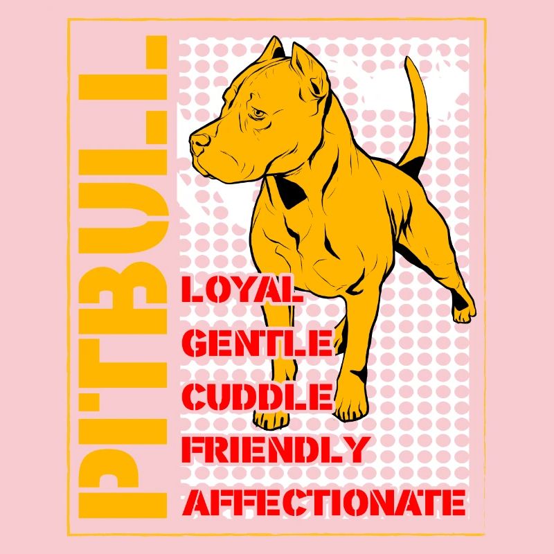 Pitbull loyal gentle cuddle friendly affectionate
