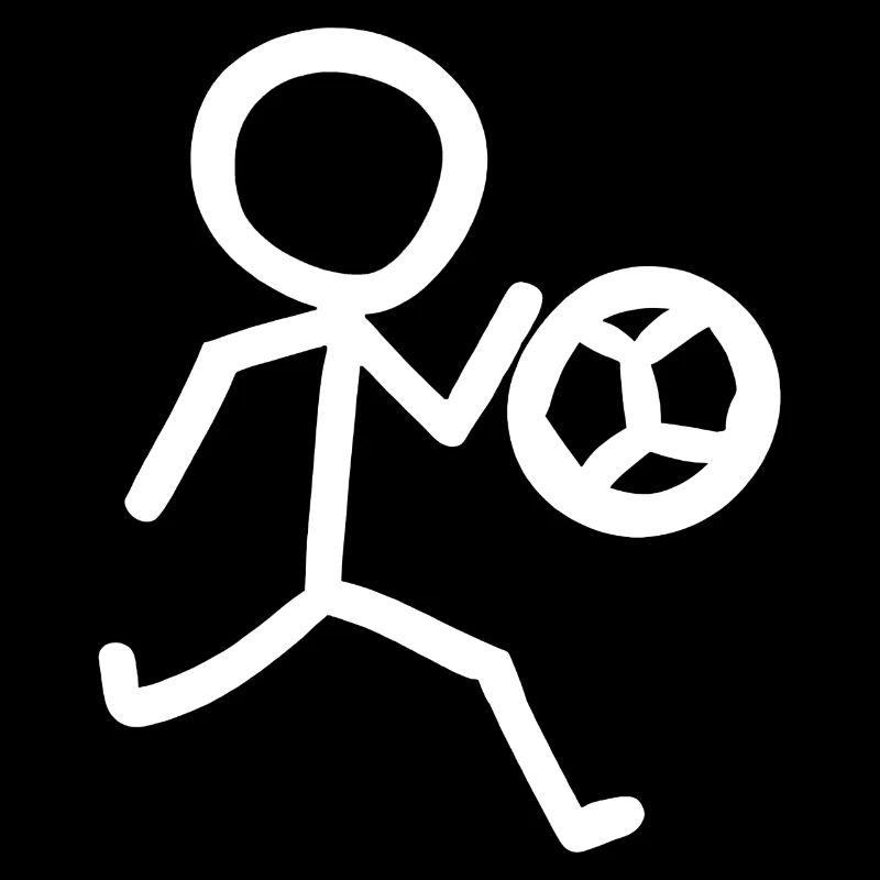 Fußballer Minimalist