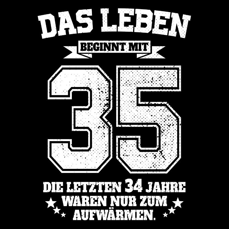 35. Geburtstag Geschenk Das Leben Beginnt Mit 35