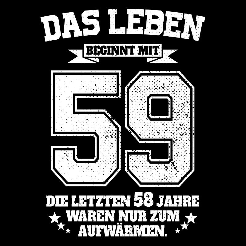 59. Geburtstag Geschenk Das Leben Beginnt Mit 59