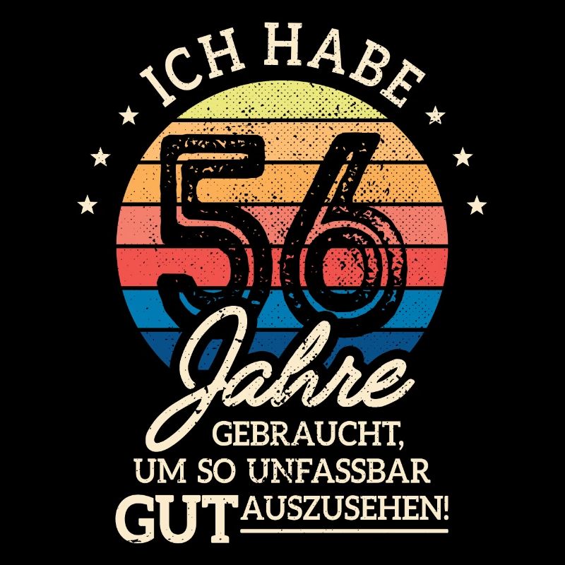 56. Geburtstag Geschenk Habe 56 Jahre Gebraucht