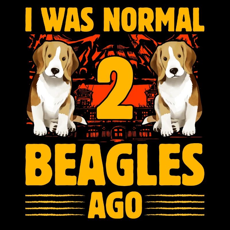 J’étais normal il y a 2 Beagles Beagle