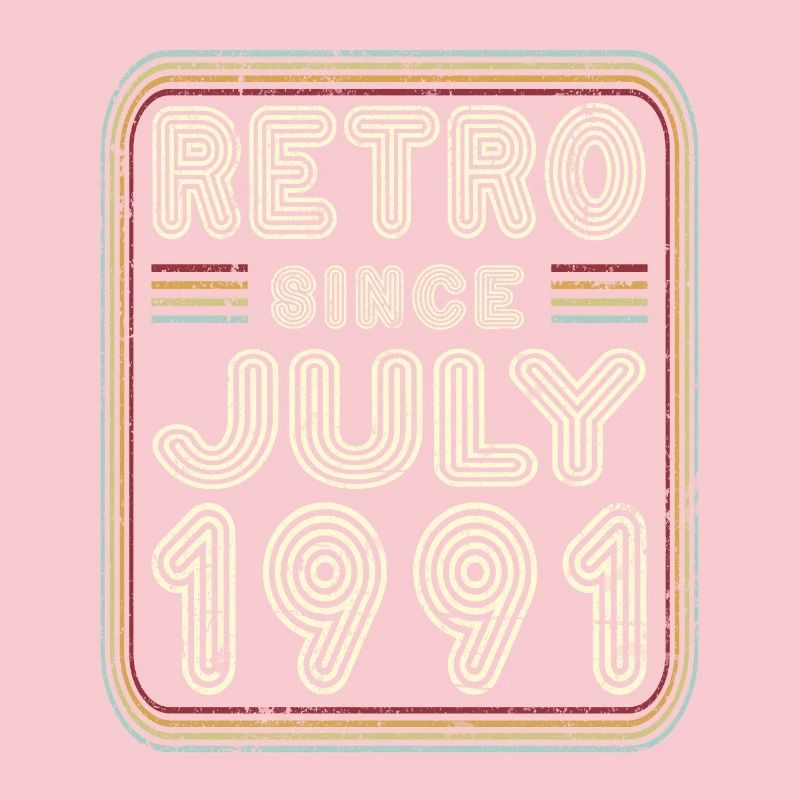 Geburtstag Juli 1991 Retro Geschenk