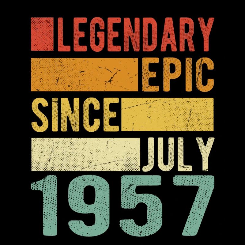 Geburtstag Juli 1957 Legendär Episch
