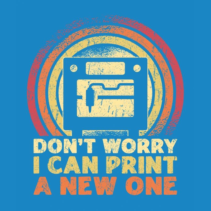 3D Printing 3D Printer Retro Design Slice Print