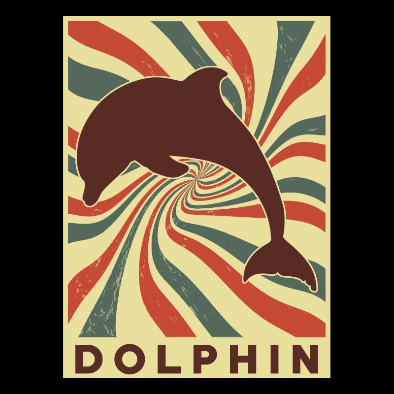 Dolphin Retro Vintage