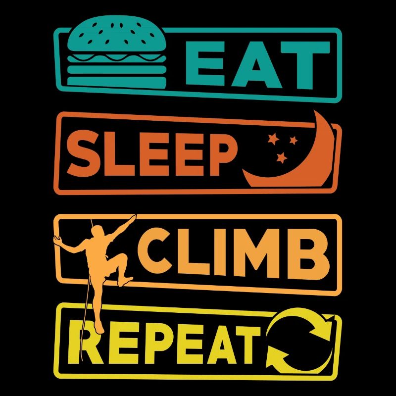 Manger Dormir Grimper Répéter