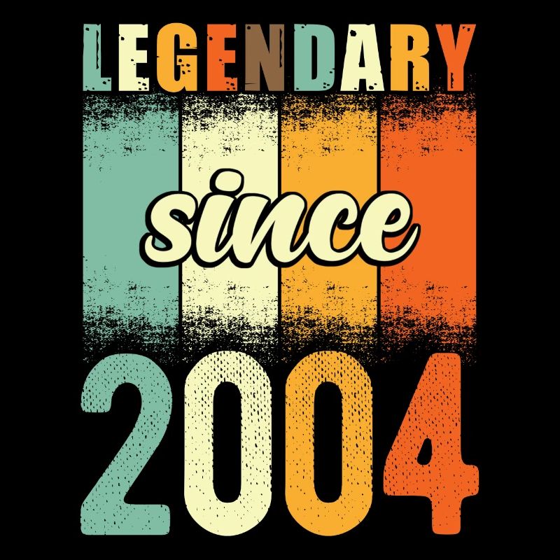 Legendary since 2004 Retro Vintage Birthday