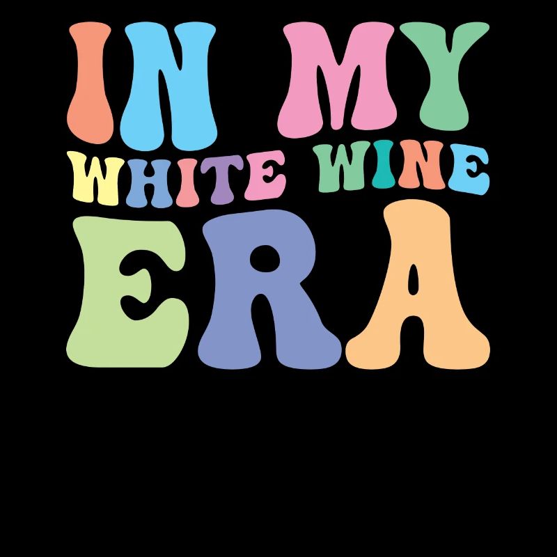 Vin blanc Retro Groovy Dans le mien
