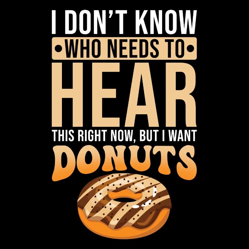 Donuts Liebhaber Geschenk Ich Will Donuts