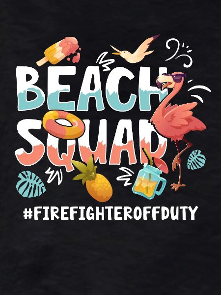 Firefighter Vacation Beach Group