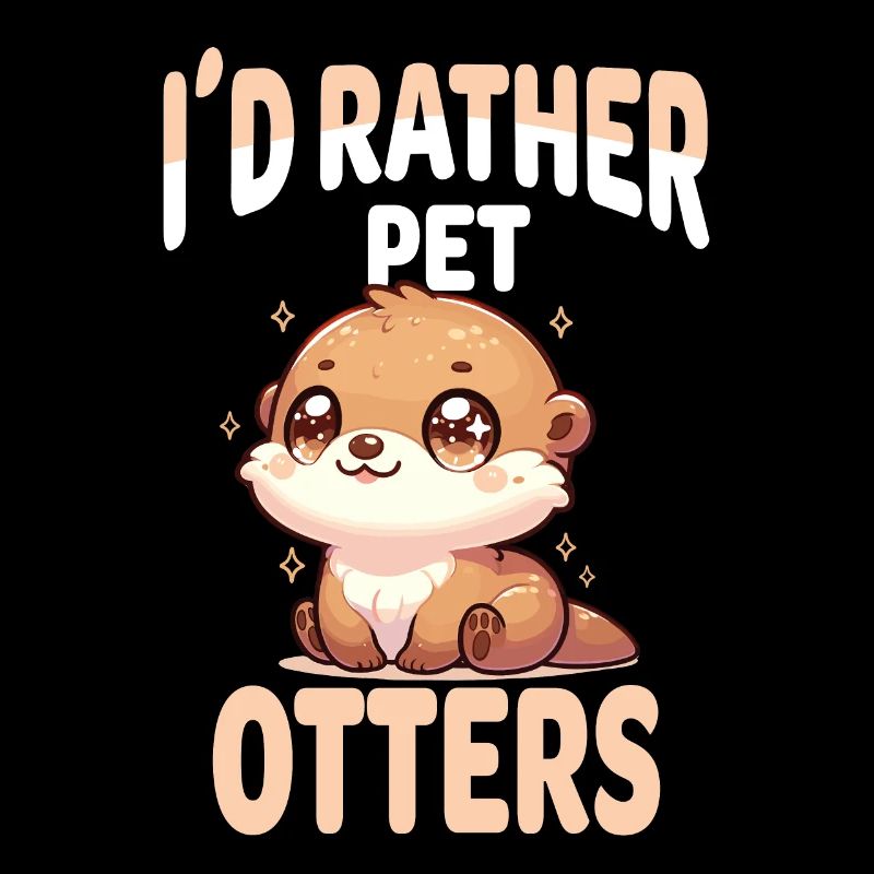 Adorable Otter Artwork Perfect for Cute Otter