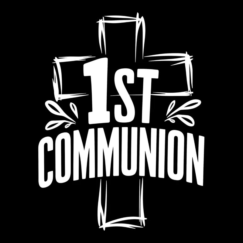 Erste Kommunion Kreuz Design