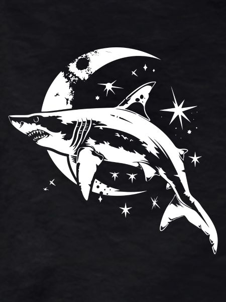 Shark Moon Stars
