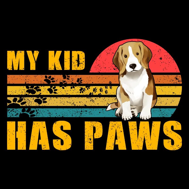 My Kid has paws Beagle