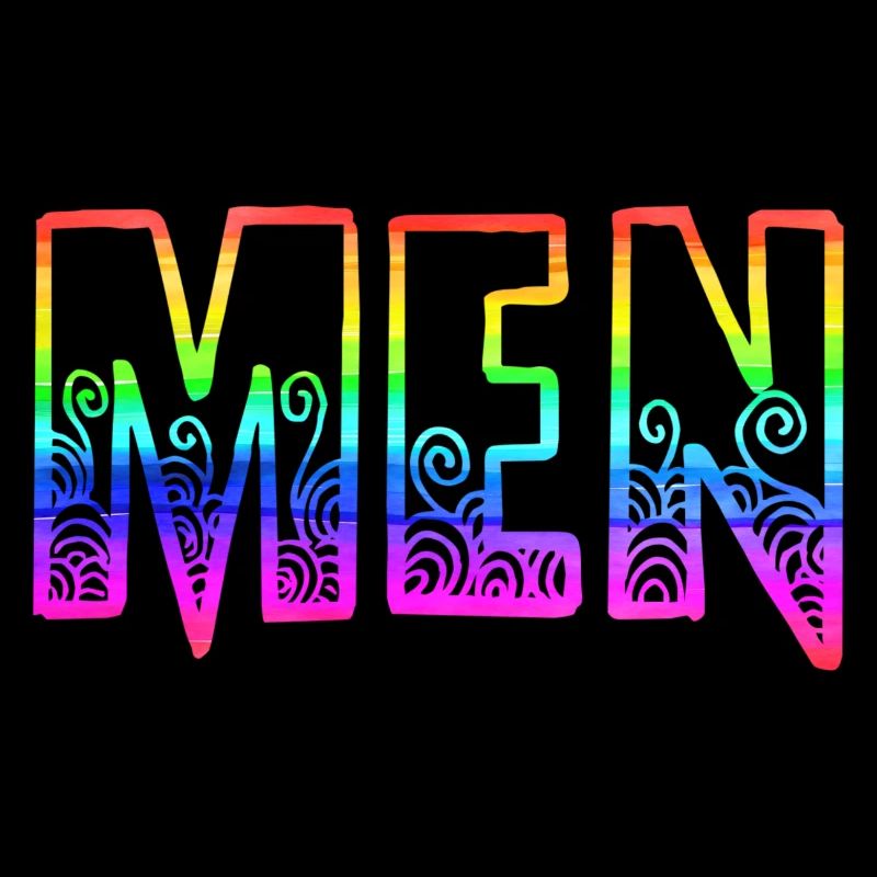 men rs rainbow