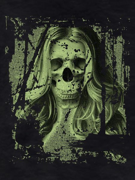 Skull fille vert