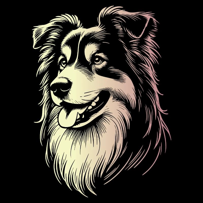 Australian Shepherd Eigenschaften 2 Farbverlauf