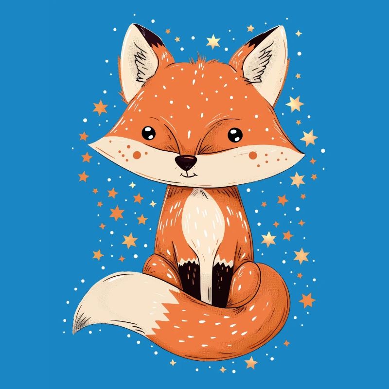 Fuchs mit Sternen