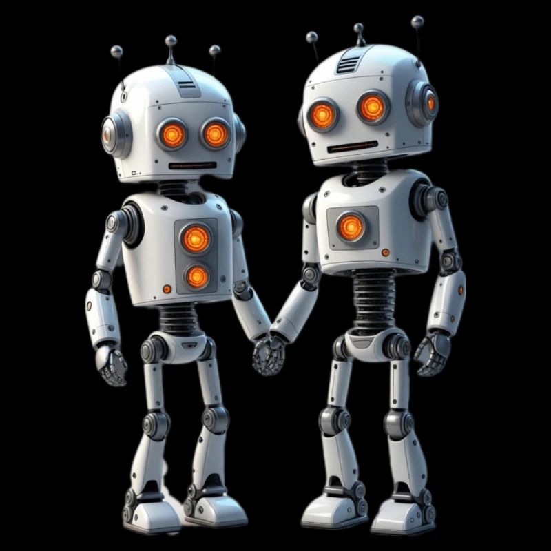 Roboter Pärchen