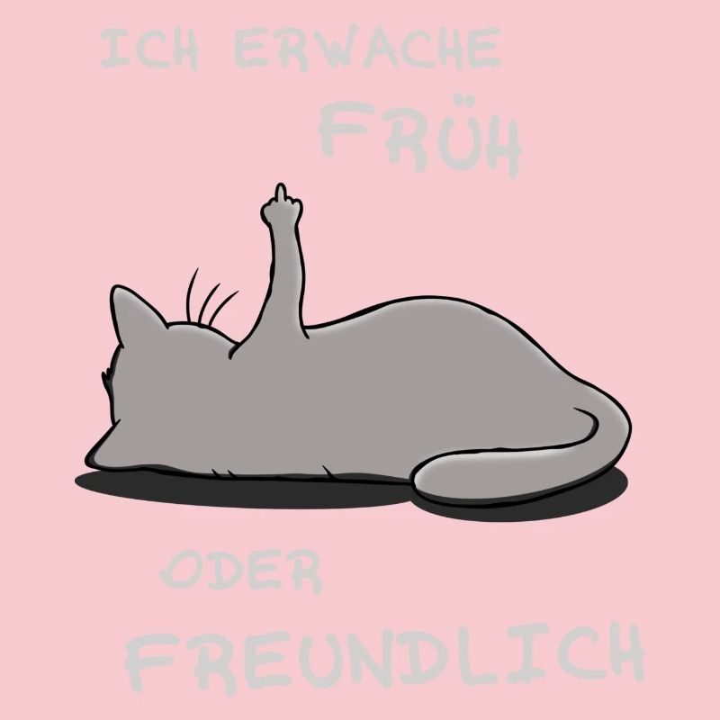 Ich erwache früh oder freundlich
