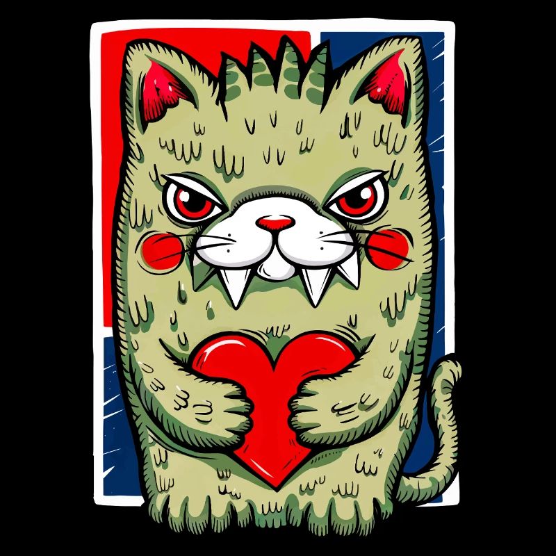 Verrückte Katze