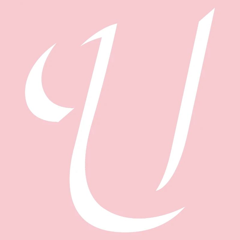 Elegant Letter U pattern with dynamic shape