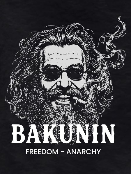 Bakunin Freedom Anarchy Portrait
